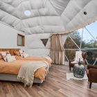 7m King Dome interior Glamping tent